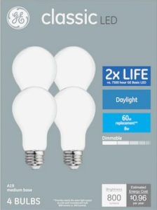 Best E26 Bulbs - GE Classic LED