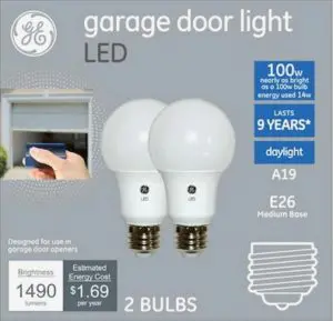 GE 100W LED 2-pack Packaging