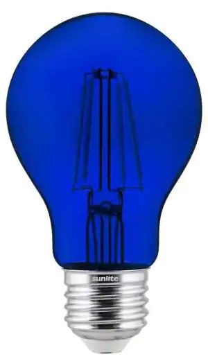 best color light bulbs - Sunlight 60W Blue Light Bulb