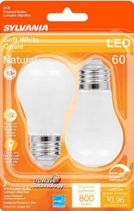Sylvania TruWave 60W 2-pack of light bulbs