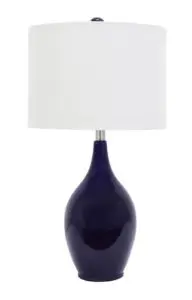 Is it cheaper to light a room with lamps - Decor Therapy 3-Way Table Lamp Silk Shade