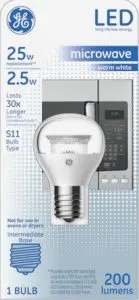 GE 25W Microwave 200 Lumen Light Bulb